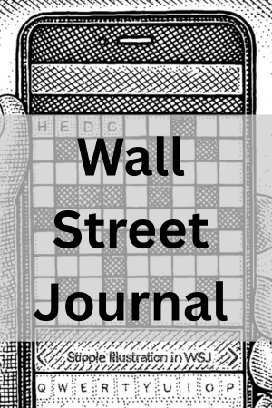Breaking as a mirror  | Wall Street Journal Crossword Clue